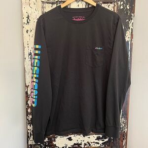 Chubbies Weekend Long Sleeve T-shirt. Size Large. Sky’s Out Thighs Out.